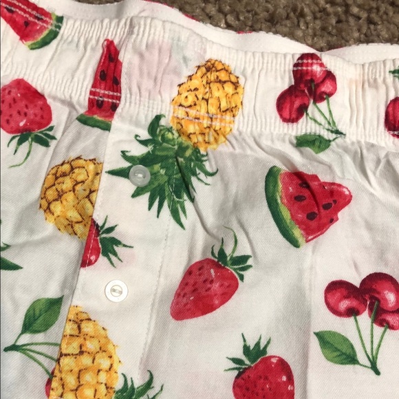 NWT Victoria’s Secret PINK Sleep Boxy, Fruit, Sz L - Picture 3 of 6